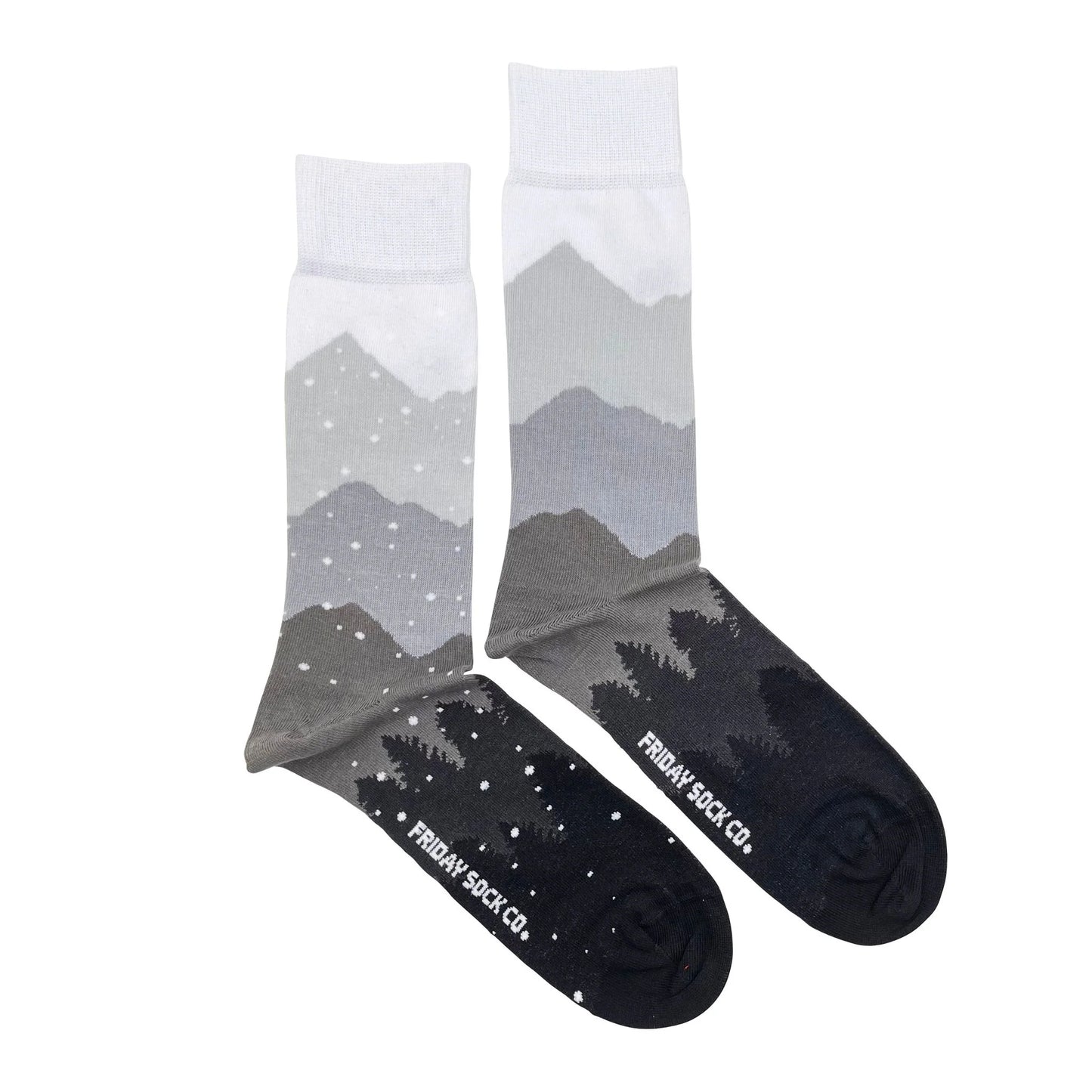 Men's mismatched socks by Friday Sock Co. featuring vibrant colors and unique patterns for a fun, stylish look.