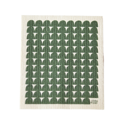 Swedish sponge cloth set by The Good Lane, featuring multiple colorful, absorbent cloths on a white background.