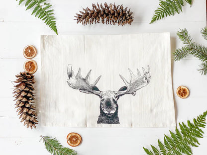 Your Green Kitchen tea towels displayed in a vibrant, eco-friendly design on a kitchen countertop.