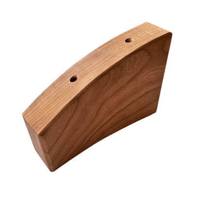 Handcrafted By TA wooden vases showcasing unique grain patterns and elegant shapes, perfect for decorative arrangements.