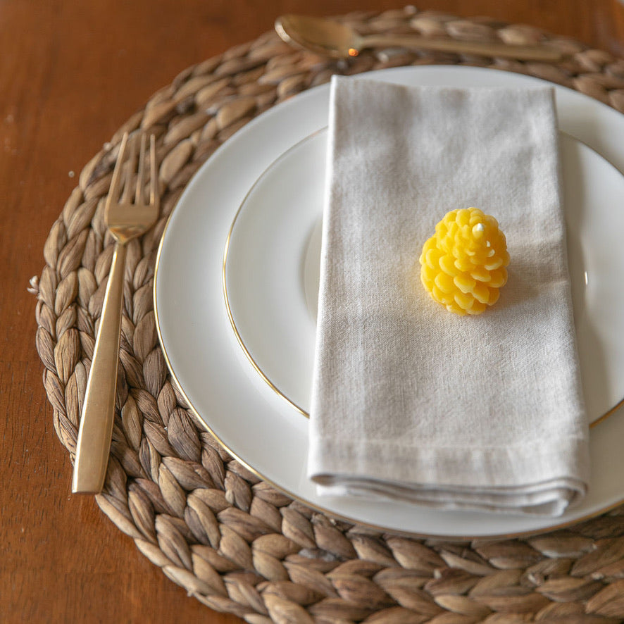 Pine Cone Beeswax Candle