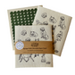 Swedish sponge cloth set by The Good Lane featuring colorful, absorbent cloths for eco-friendly cleaning.